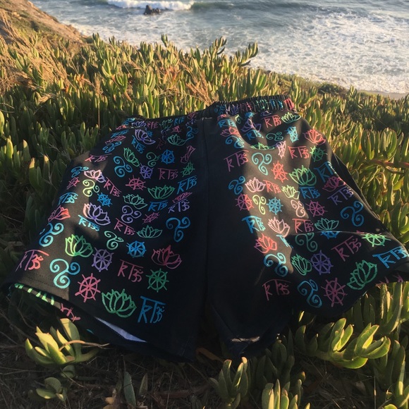 Rebel Buddha men’s active wear shorts - Picture 1 of 3